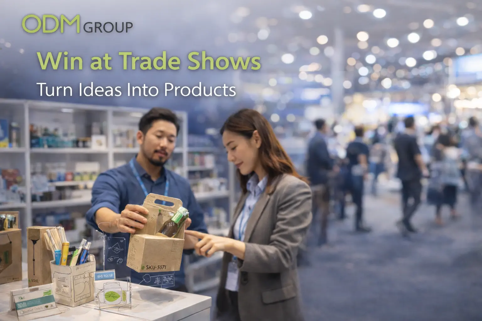 Trade show interaction and product display Trade show interaction and product display