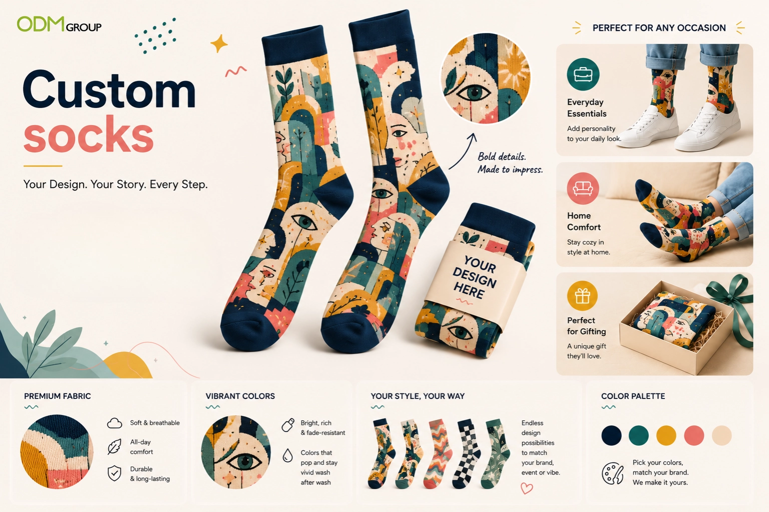 creative custom socks