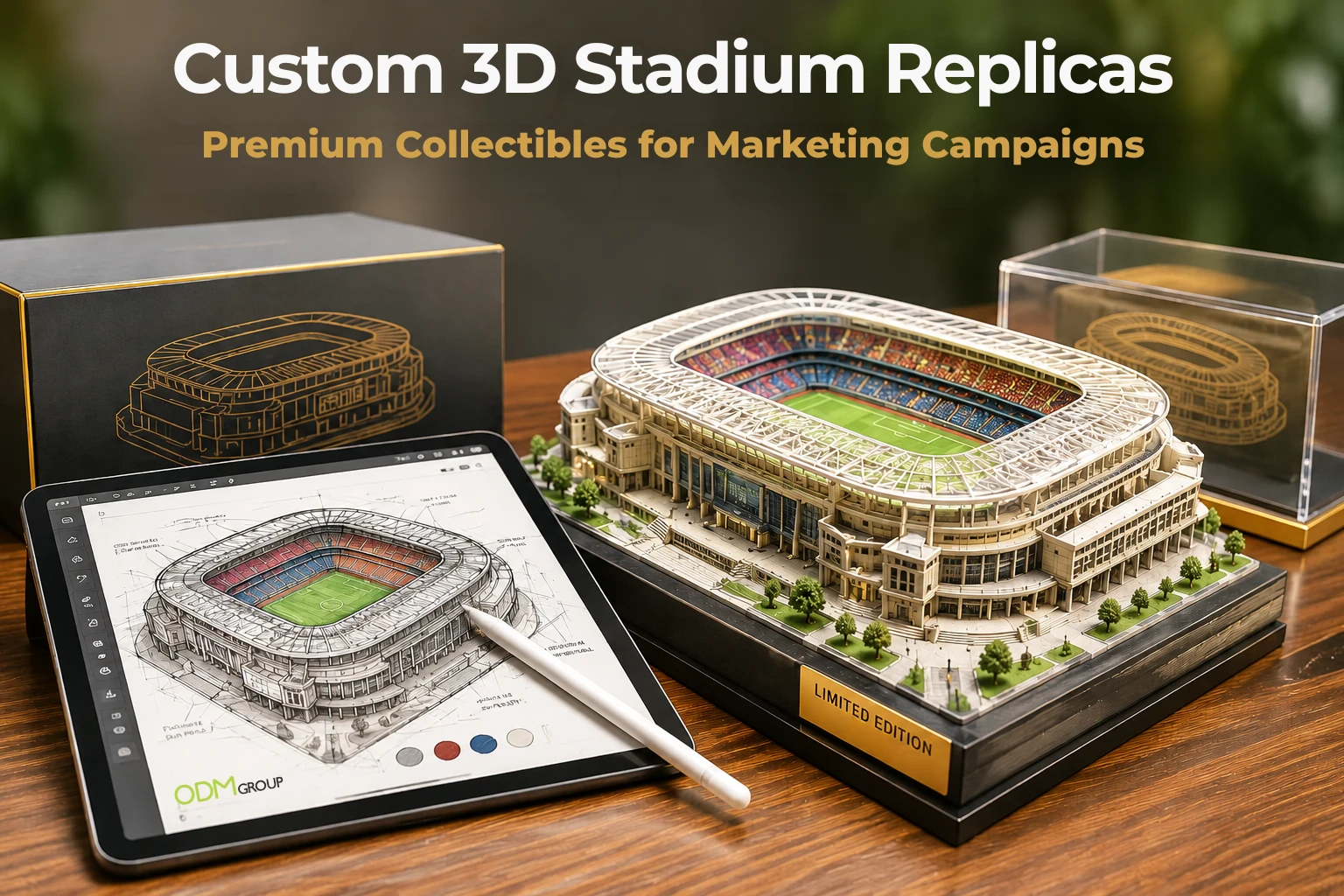 custom 3d stadium custom replicas