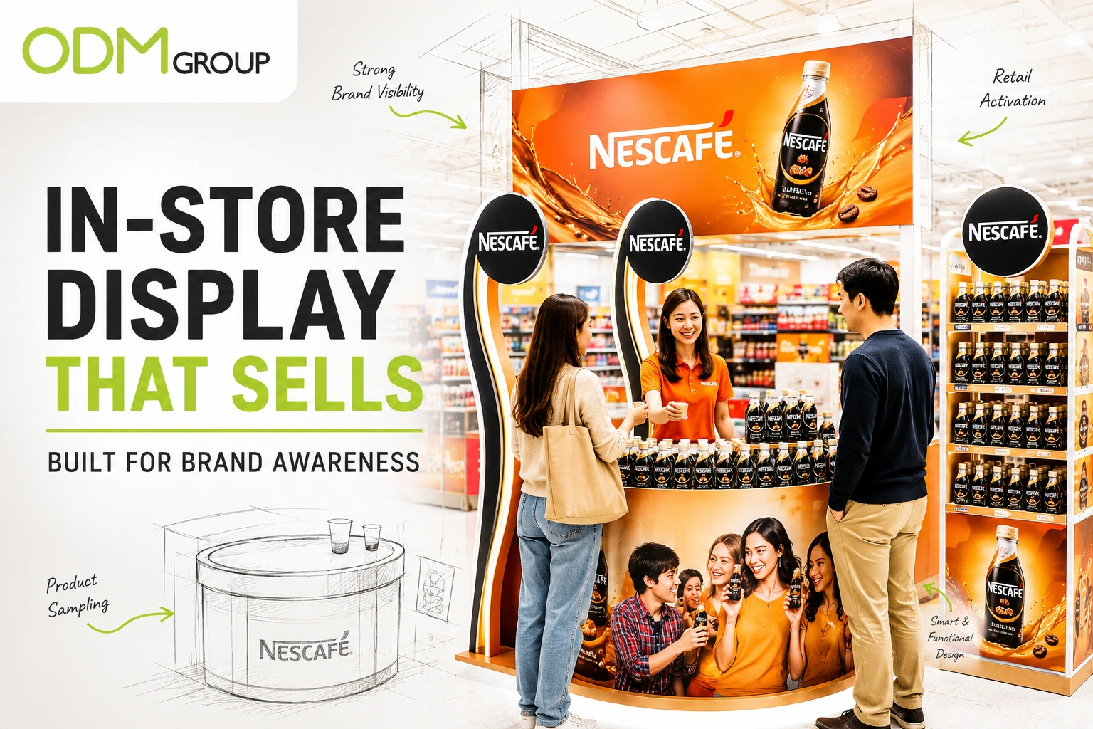 nescafe display stand for retail nescafe display stand for retail