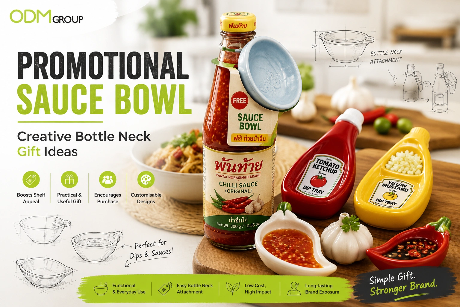 sauce bowl promotional item