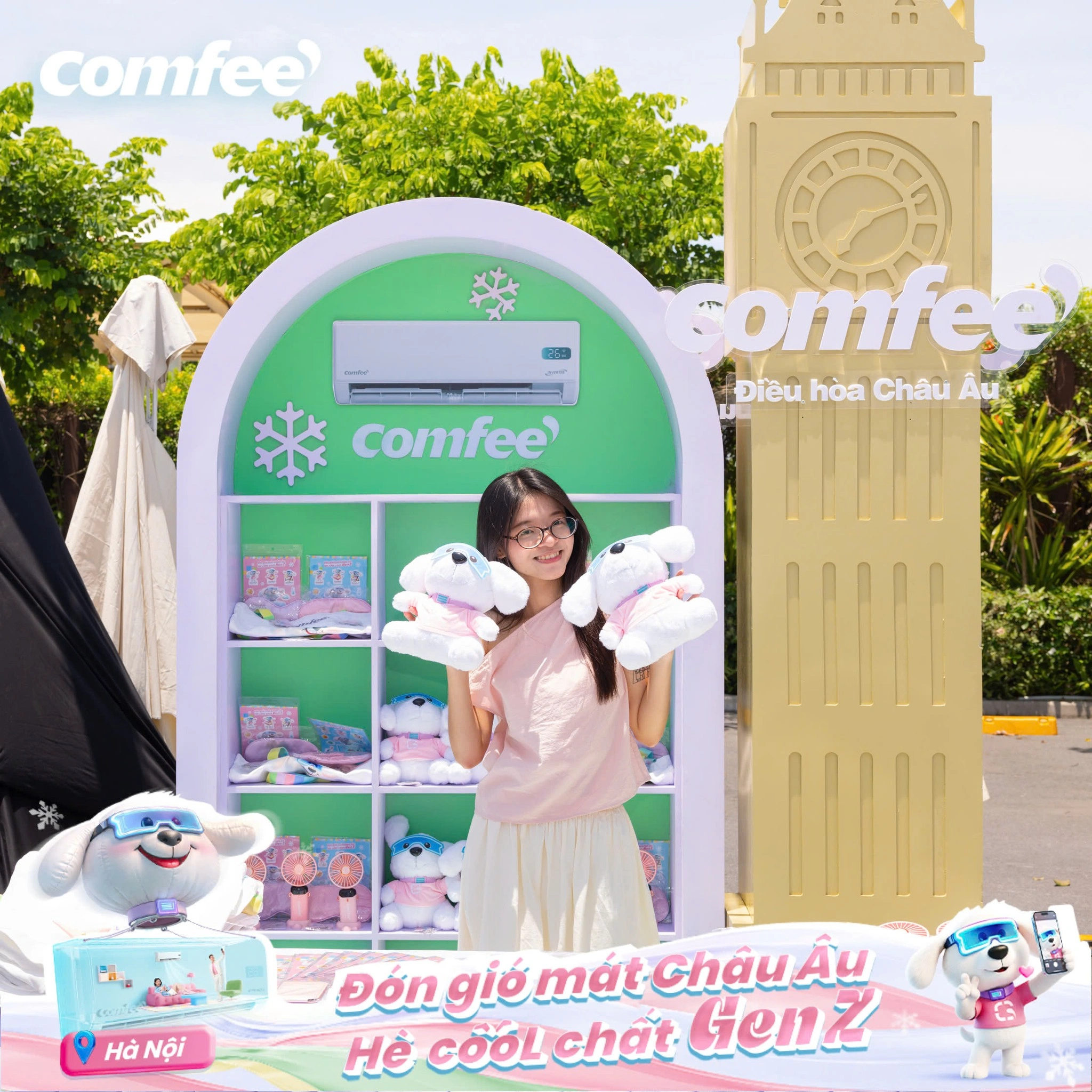 comfee activation booth