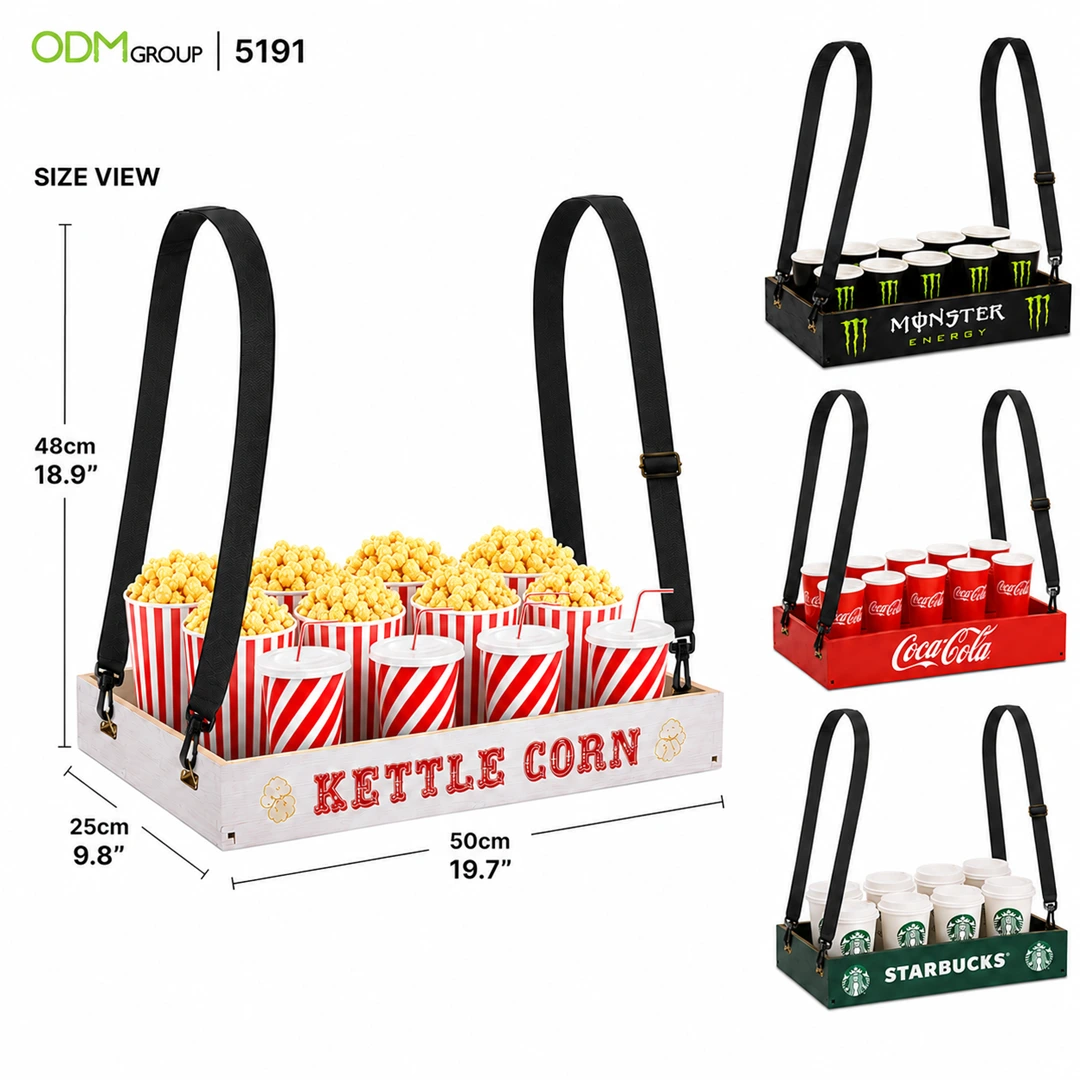 Branded Usherette Trays 2 Branded Usherette Trays