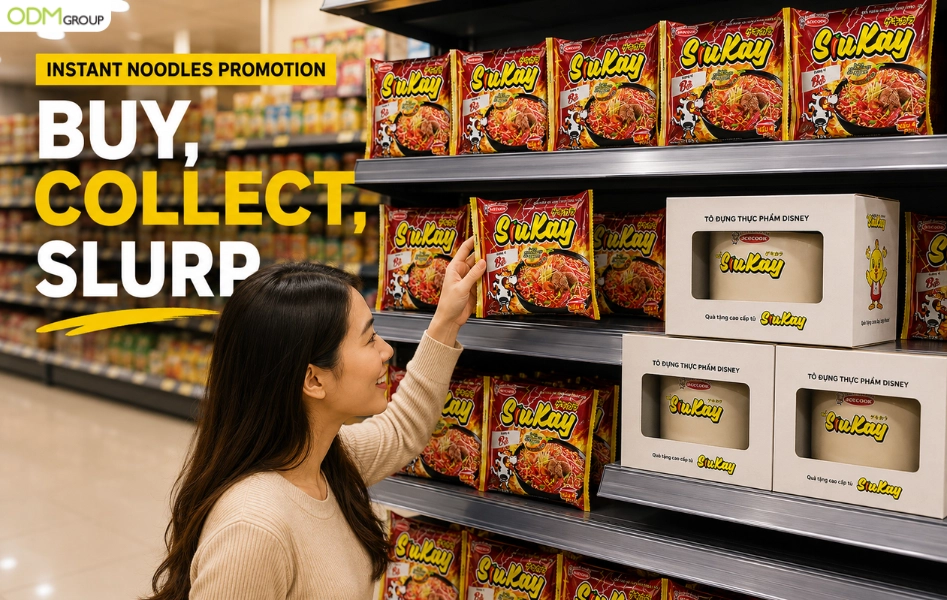 Instant noodle promotion idea