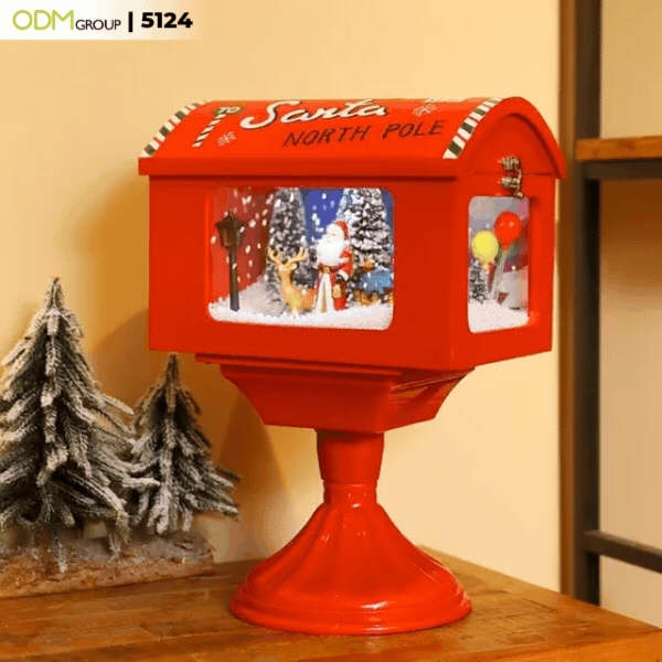 animated snow globe mailbox display animated snow globe mailbox display