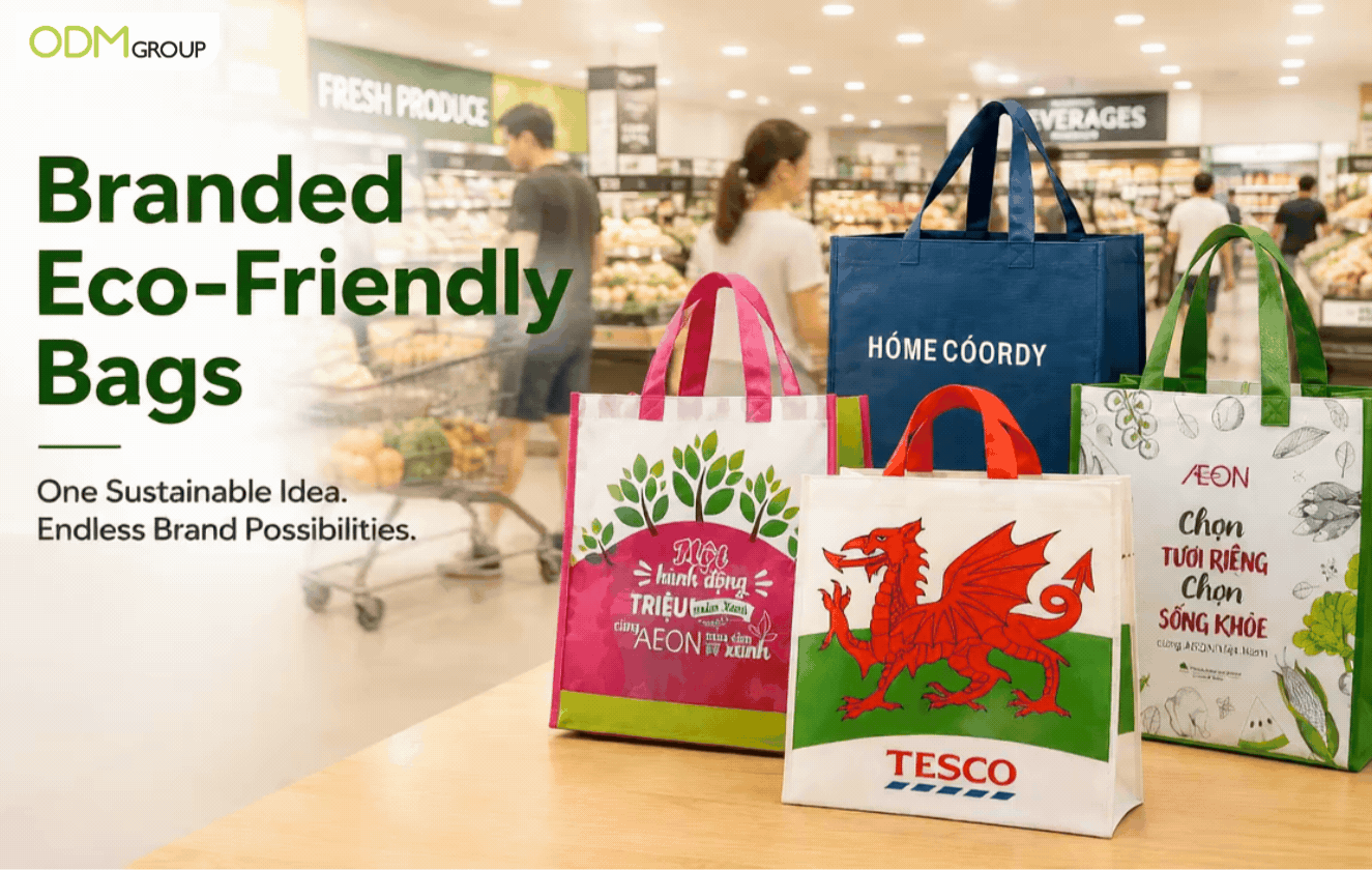 branded eco friendly shopping bag