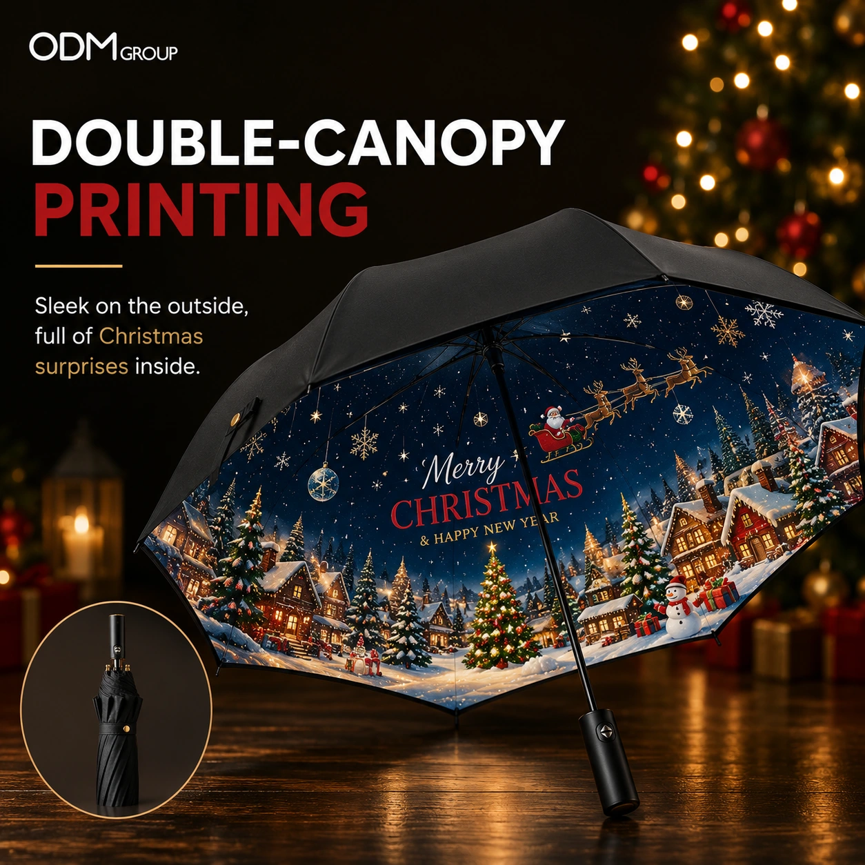 double-canopy christmas umbrellas double-canopy christmas umbrellas