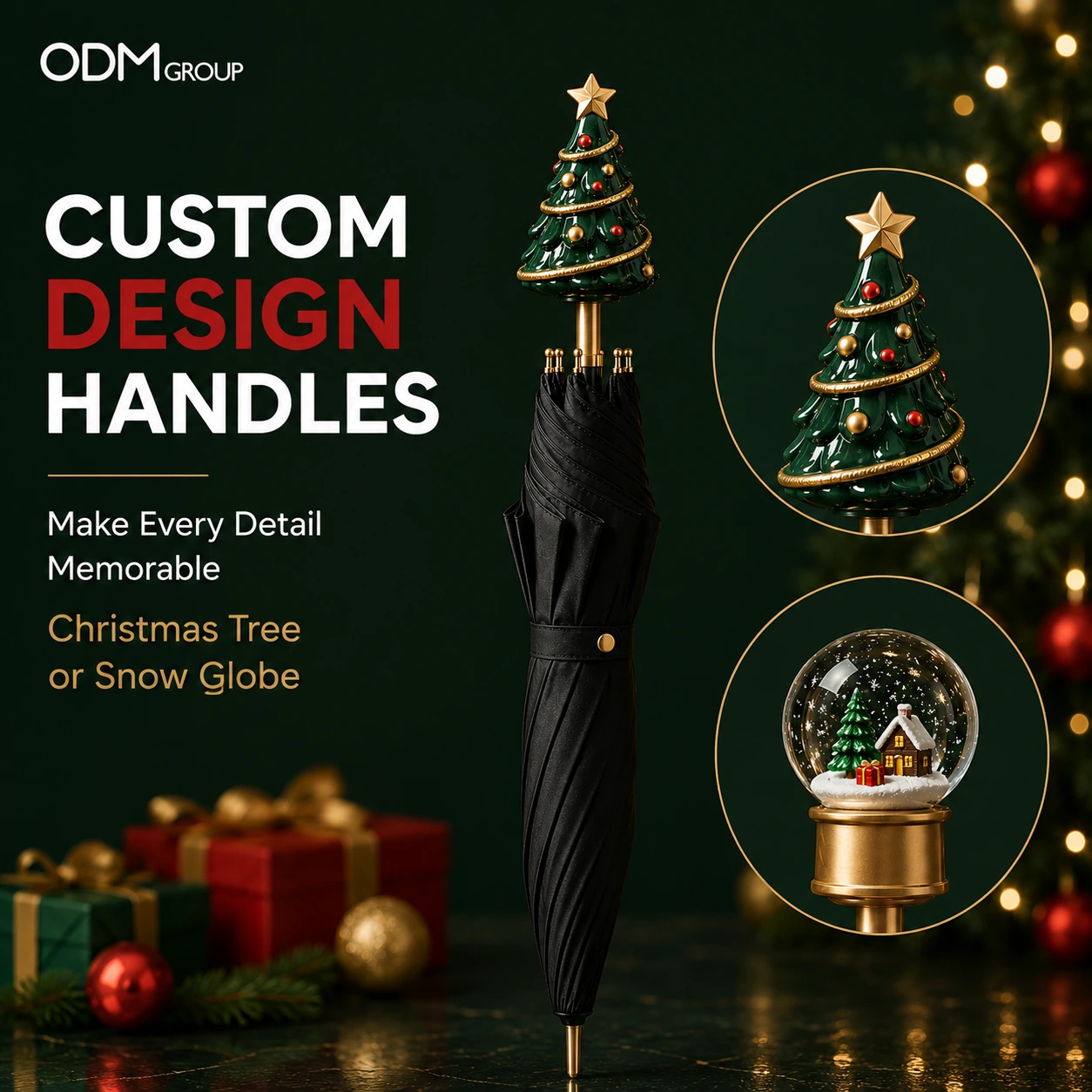 handles of christmas umbrellas handles of christmas umbrellas