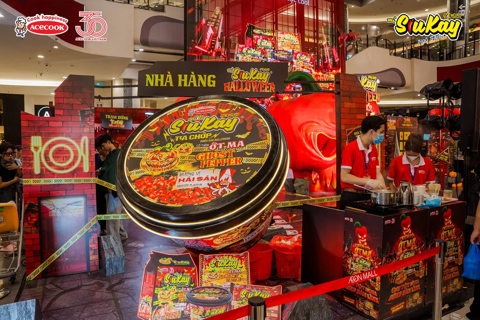 siukay instant noodles activation booth – 2 siukay instant noodles activation booth - 2
