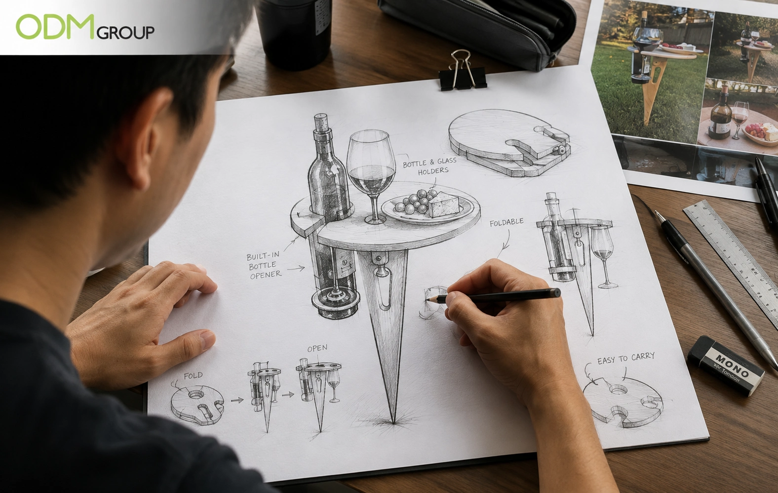 foldable-promotional-table-sketch foldable-promotional-table-sketch