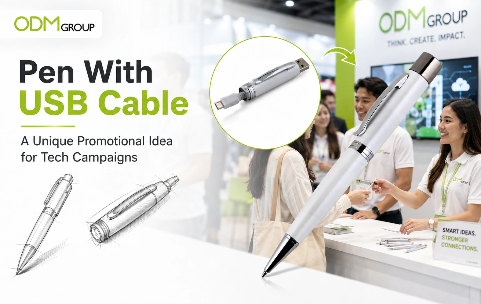 pen with usb cable