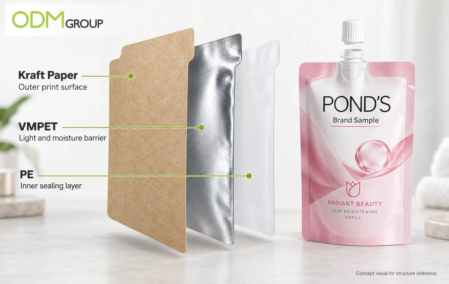 Cosmetic Spout Pouch 2
