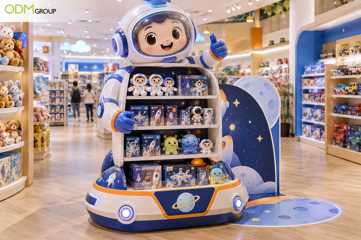 Toy Store Displays- Character Shaped Display