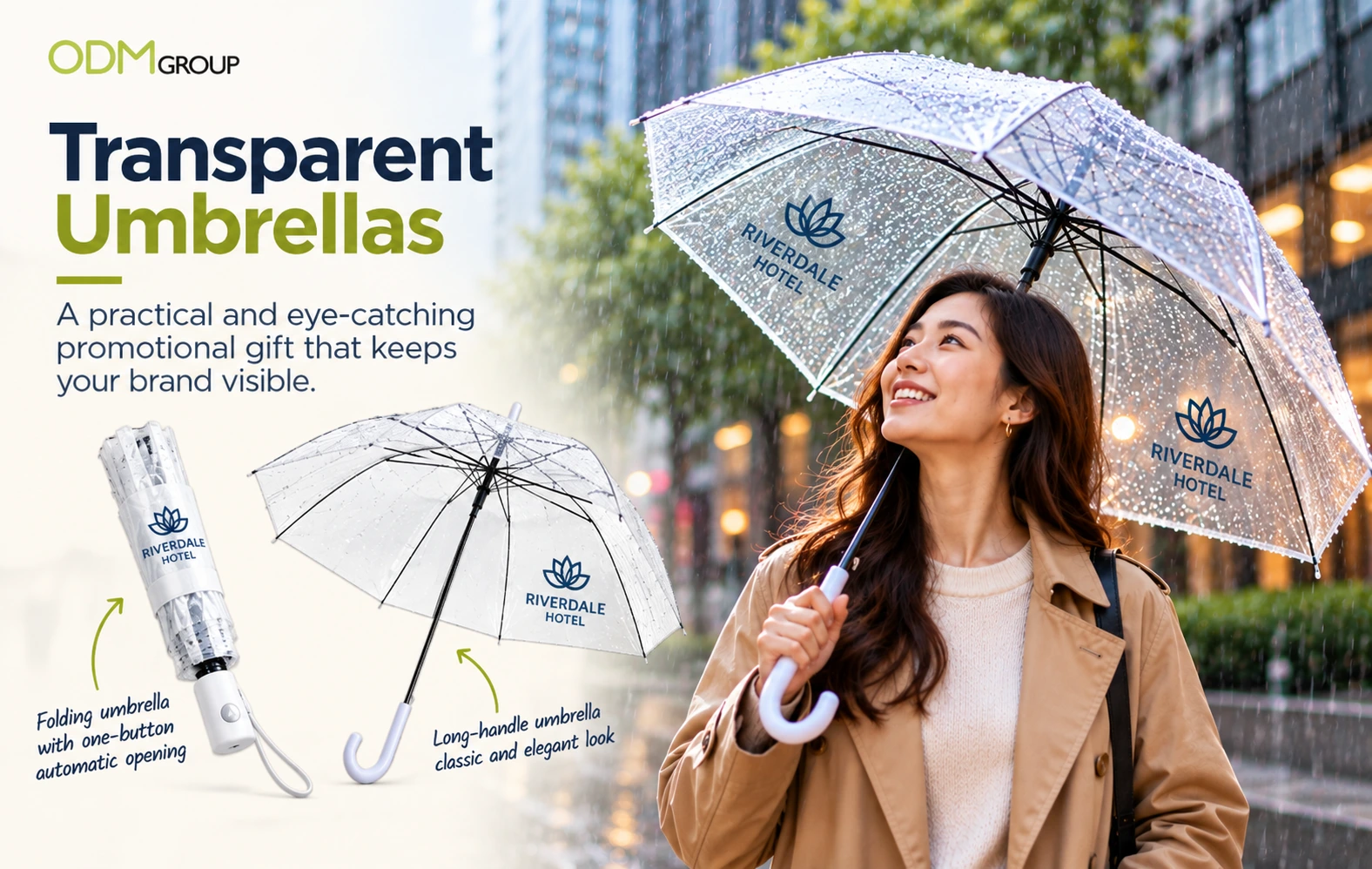 Custom Transparent Umbrellas 1