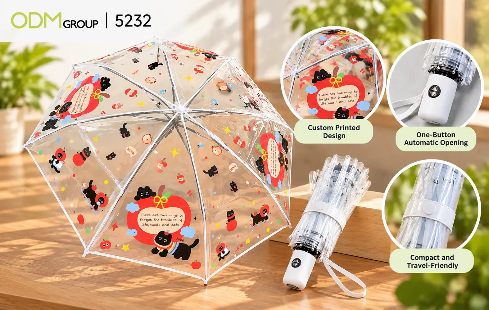 Custom Transparent Umbrellas 4