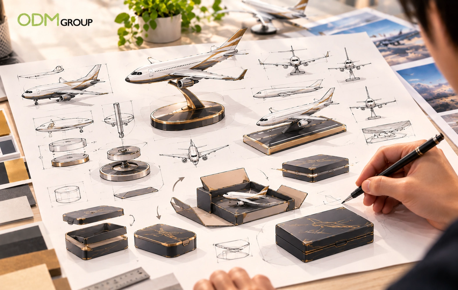airplane-promotional-products-sketch