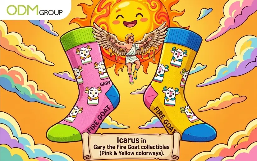 gary-the-fanboy Chinese Zodiac Socks for the Year of Goat